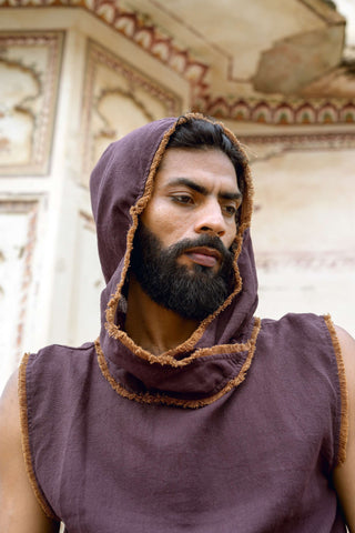 Patch Tanktop Donker Bruin