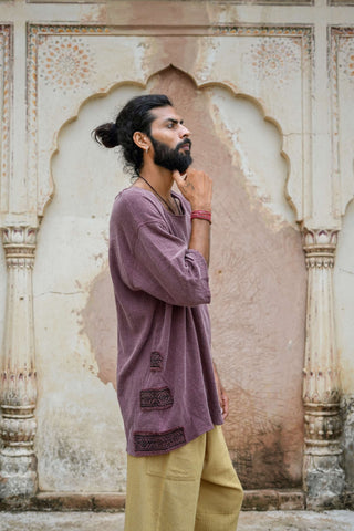 Tikal Shirt Donker Bruin