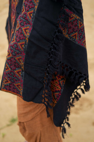 Khullu Shawl Zwart