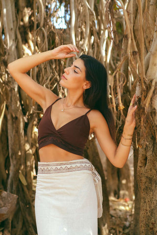 Kaya Bra Top Donker Bruin