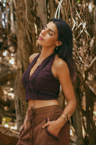 Primal Essence Top Dark Brown