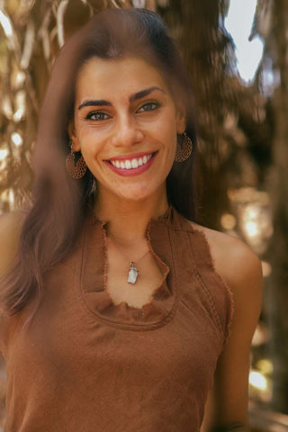 Cosmic Oorbellen Verzilverd Messing