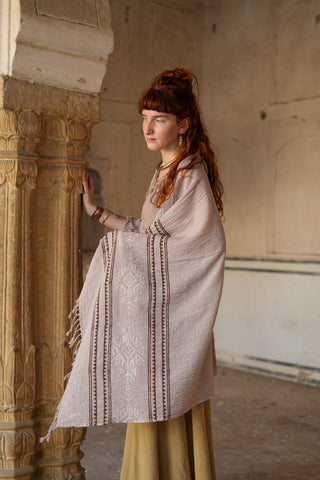 Pakal Shawl Dusty Amethyst