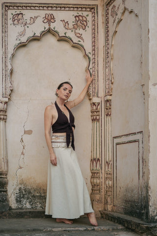 Wild Spirit wrap Skirt Natural