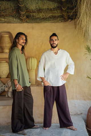 Raw Earth Fisherman Pants Donker Bruin