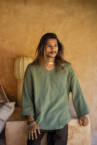 Itza Shirt Licht Groen