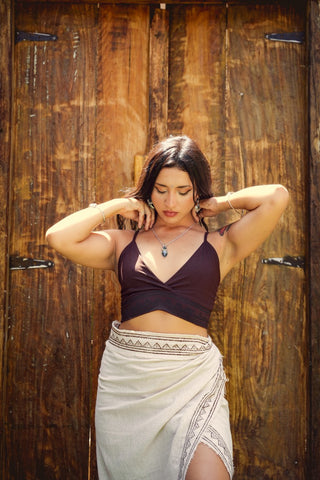 Kaya Bra Top Donker Bruin