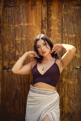 Kaya Bra Top Donker Bruin