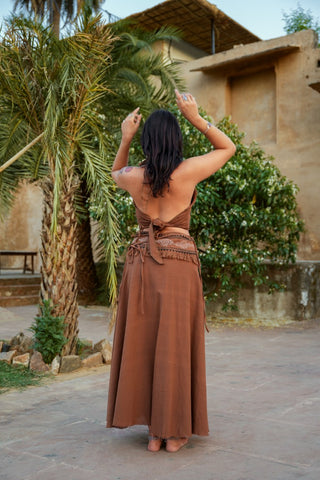 Wild Spirit wrap Skirt Earth