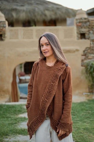 Bugala Cardigan Aarde