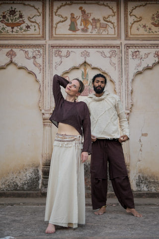 Wild Spirit wrap Skirt Natural