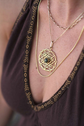 Sri Yantra Hanger Messing