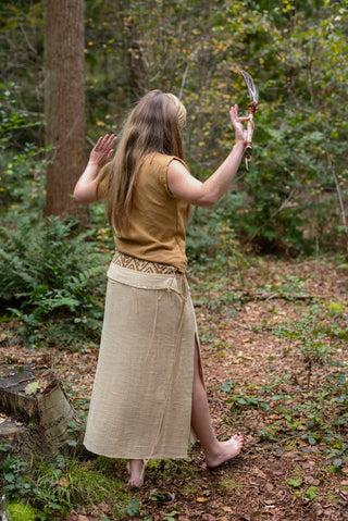 Ceremonial skirt Blockprint