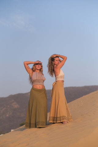 Nova Skirt Block Zand