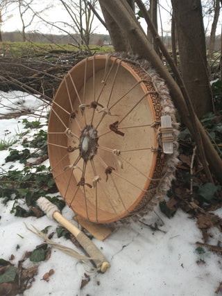 Damhertdrum Wintervacht gebrand