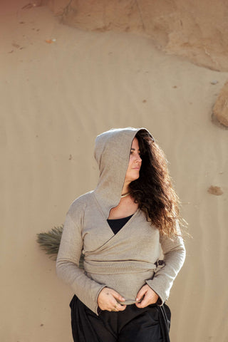 Wool Wrap Top