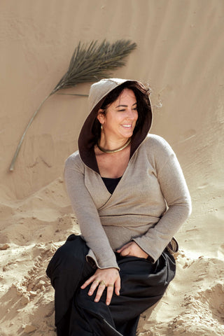 Wool Wrap Top