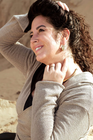 Wool Wrap Top