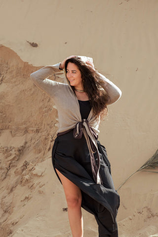 Wool Wrap Top