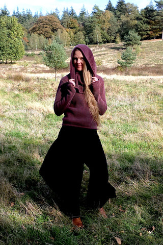 Astral Weave Sweater Donker Bruin