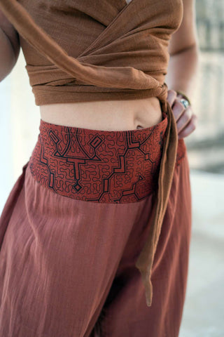 Tierra Wrap Top Aarde