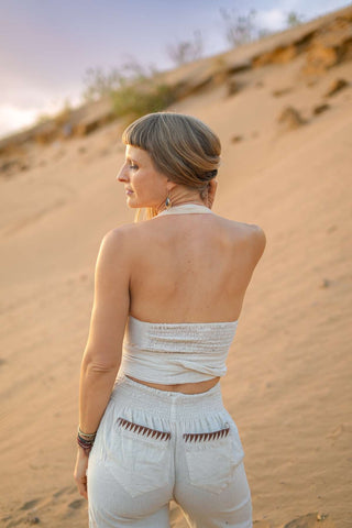 Tierra Wrap Top Natural