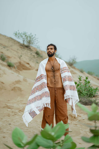 Khullu Shawl White