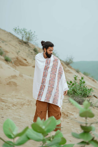 Khullu Shawl White