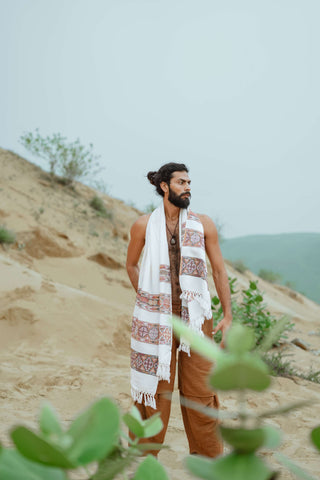 Khullu Shawl White