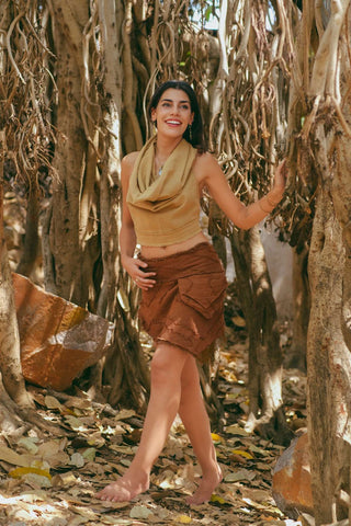 Pua Crop Top Desert