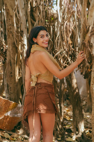 Pua Crop Top Desert