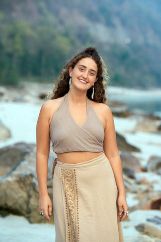 Tierra Wrap Top Amethyst