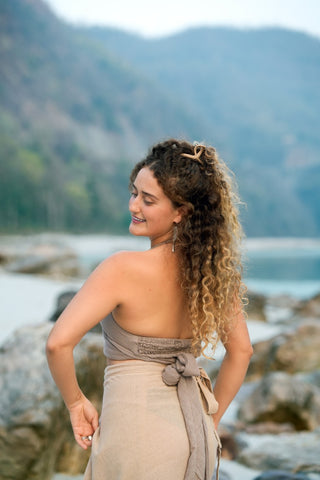 Tierra Wrap Top Amethyst