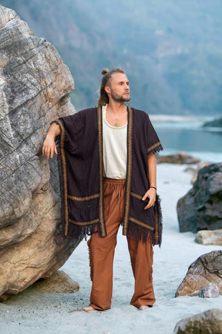 Tanaia Vest Donker Bruin