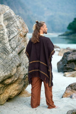 Tanaia Vest Donker Bruin