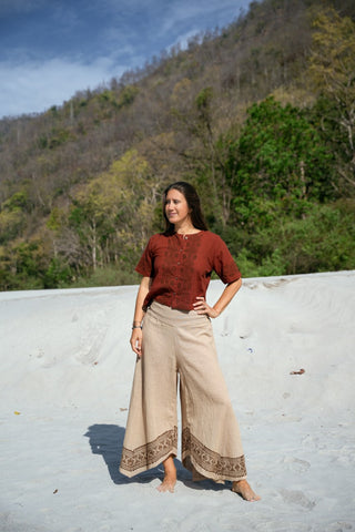 Lotus Blouse Roest