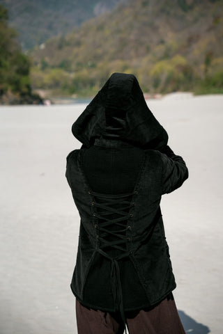 Leafed Jacket Black