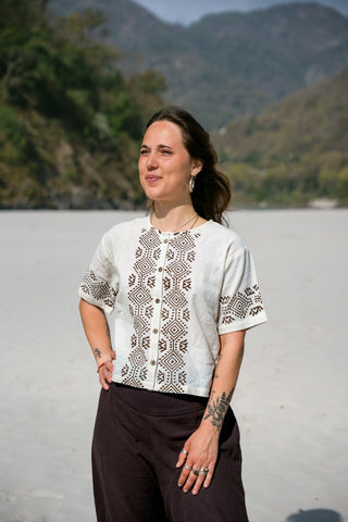 Lotus Blouse Natural