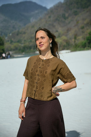 Lotus Blouse Groen