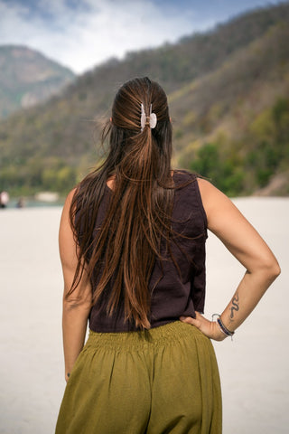 Cinder Top Dark Brown