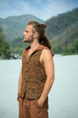 Shipibo Vest Earth