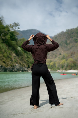 Long Yoga Pants Zwart