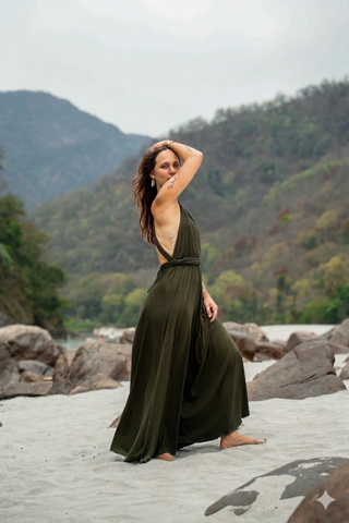 Yasmin Dress Green
