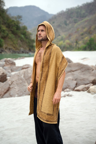 Tenal Hooded Cape Zand