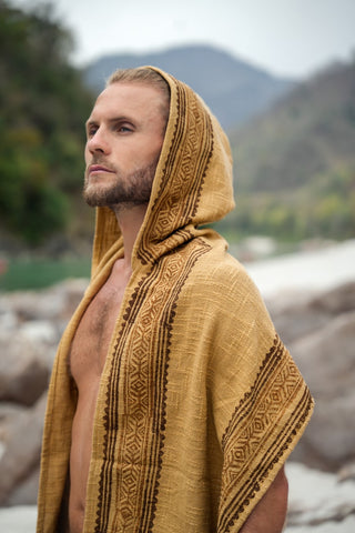 Tenal Hooded Cape Zand