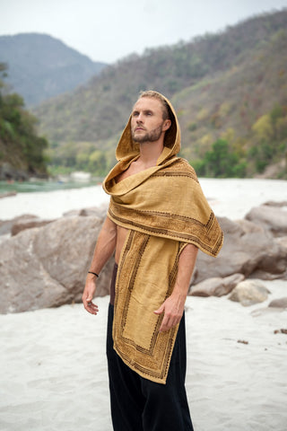 Tenal Hooded Cape Zand