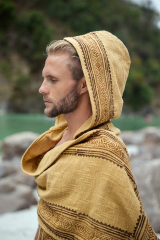 Tenal Hooded Cape Zand