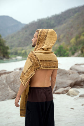 Tenal Hooded Cape Zand