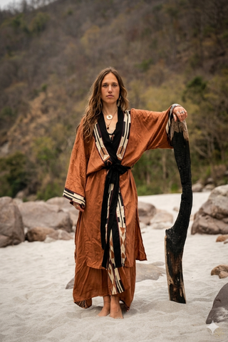 Skyfire Kimono Aarde
