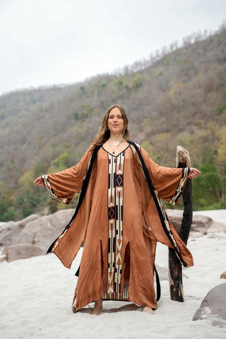 Skyfire Kimono Aarde